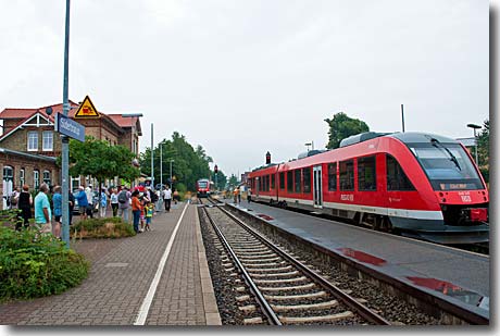 Der Bahnhof in Deekelsen
