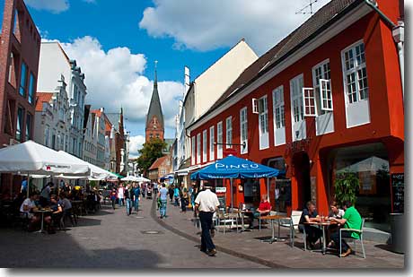 Innenstadt in Flensburg