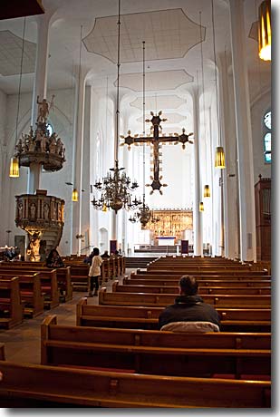 Innenansicht St. Nikolai-Kirche zu Kiel