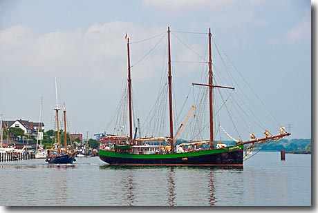 Die Pippilotta in Kappeln - Traditionelles Segeln
