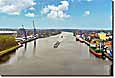 Nord-Ostsee-Kanal: Blick von der Hochbrücke